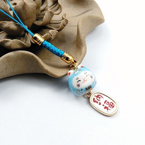 Pendant Phone Hang Rope Lucky Cat Lanyard Mobile Phone Straps Phone Lanyards - 第 9/19 張圖片