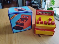🎀 Ancienne Caisse Enregistreuse Orange Jouet Mob Vintage Made In France 