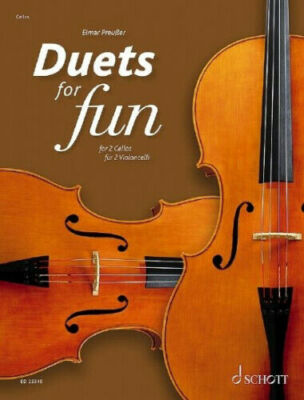 Duets for fun, 2 Cellos - Preußer, Elmar,  PORTOFREI VOM MUSIKFACHHÄNDLER!
