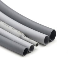 1mm To 50mm Grey PE Heat Shrink Tubing Electrical Sleeving Cable Wire Wrap 2:1
