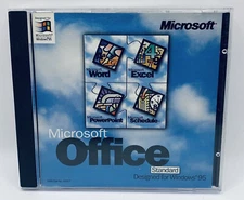 Vintage Microsoft Office Standard for Windows 95 on CD-ROM Word Excel PowerPoint