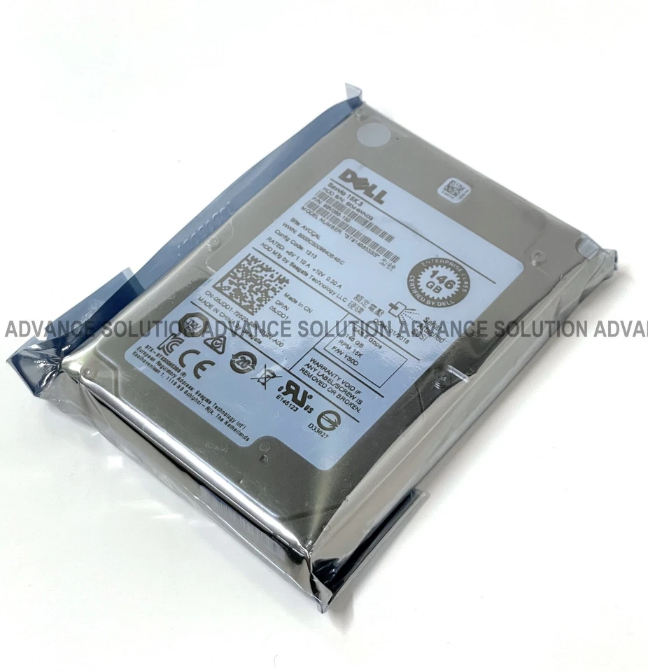 NEW DELL SEAGATE ST9146853SS 2.5" 146GB 15K SAS 6GB/S HDD HARD DISK 5JDD1 - Image 2 of 4