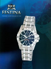 FESTINA WATCH MAGAZINE promo ad #01 "NOT A WATCH"