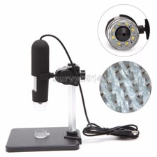 2MP USB 1000X 8 LED Digital Microscope Endoscope Magnifier Camera Lift Stand NEW