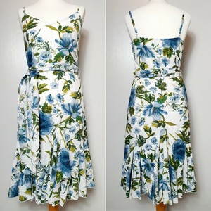 cotton summer midi dresses uk