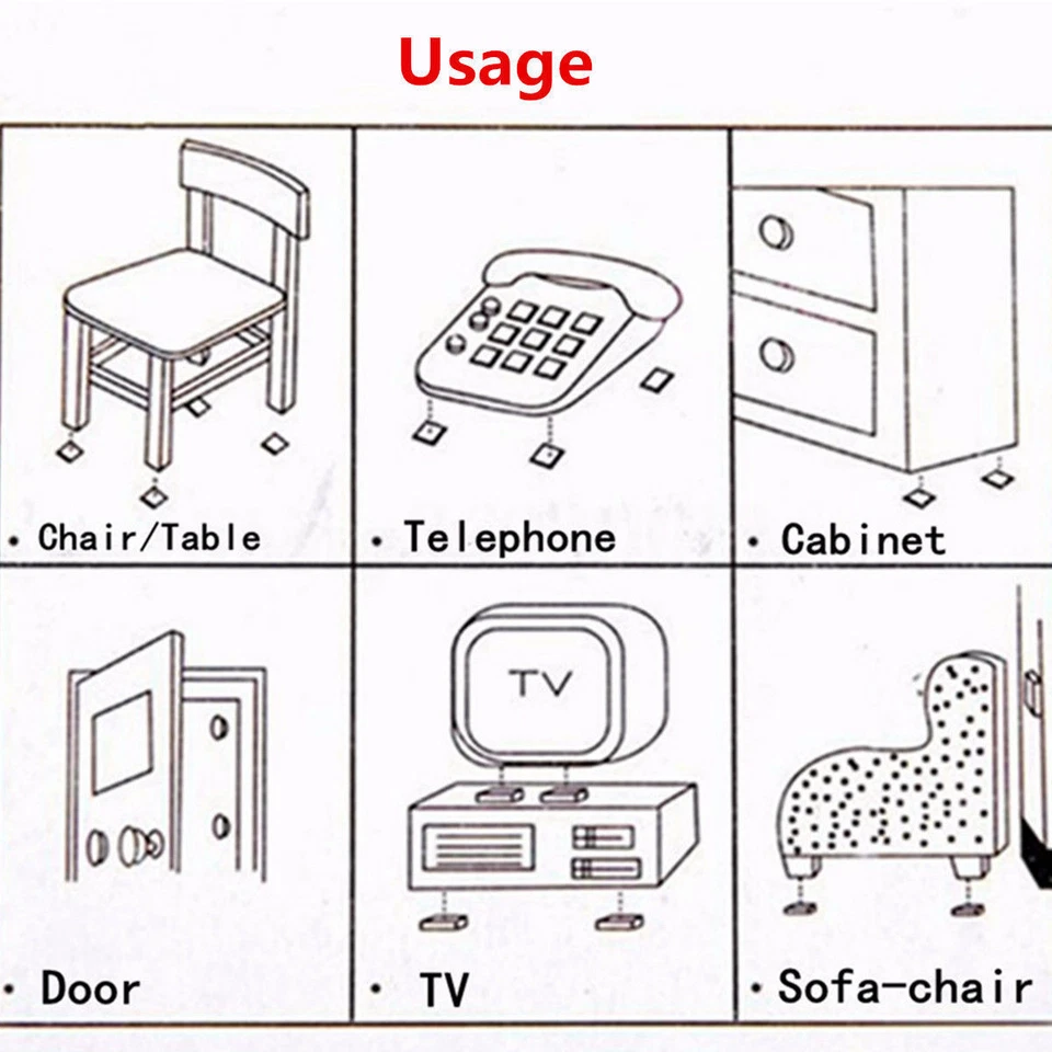 Width 5~50mm Thick 2~10mm Self Adhesive Foam Draught Excluder Window Door Seal S - Image 3 of 4