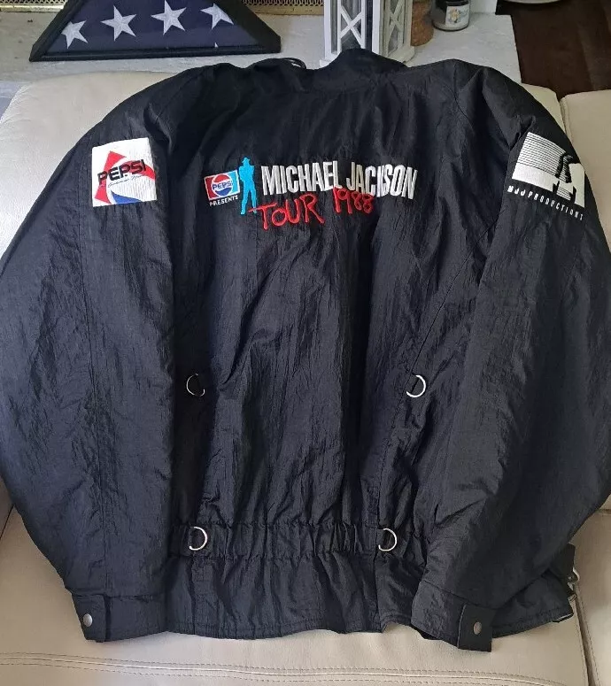 Original Michael Jackson 1988 Bad World Tour, Staff / Crew Jacket
