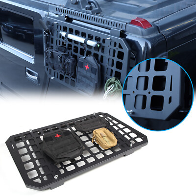 Black Aluminum Alloy Left Side Window Storage Panel Für Hummer H2 2003-2009