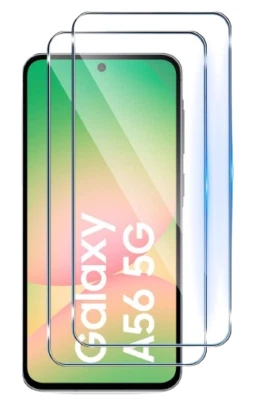 CRACKISN 2x Samsung Galaxy A56 5G Panzer Schutz Glas 9H Hart Displayschutz Tempered Glas