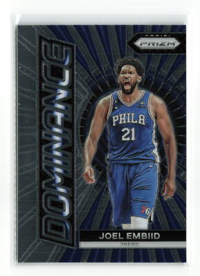 Panini NBA Prizm ジョエル エンビード RC 74/249シリ JOEL EMBIID #20 2023-24 PANINI PRIZM 76ERS DOMINANCE | eBay