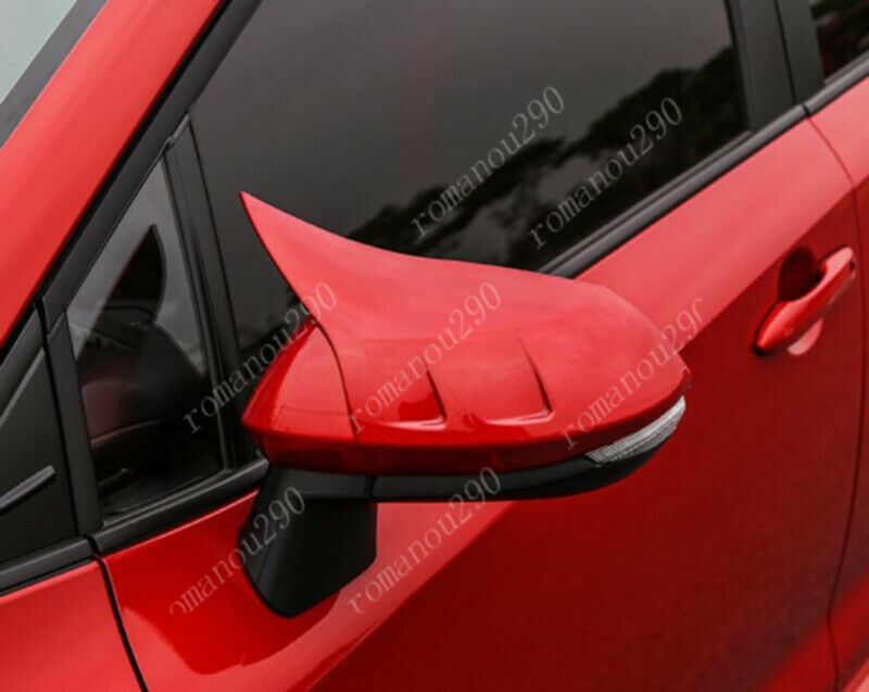 Gloss Red Ox Horn Rear View Mirror Cover Trim Decor For Toyota Corolla 20192022 eBay