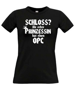 Die Prinzessin Opc Treffen Opel Corsa Astra Insignia Satire Tuning T Shirt Girl Ebay
