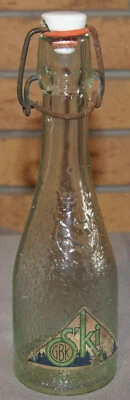 Rare ! Ancienne petite bouteille GBK S KI limonade, soda ? - Photo 1/4