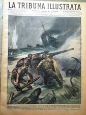 La Tribuna Illustrata 2 Maggio 1943 WW2 Luigi Musina Pampero Battelli d'Assalto