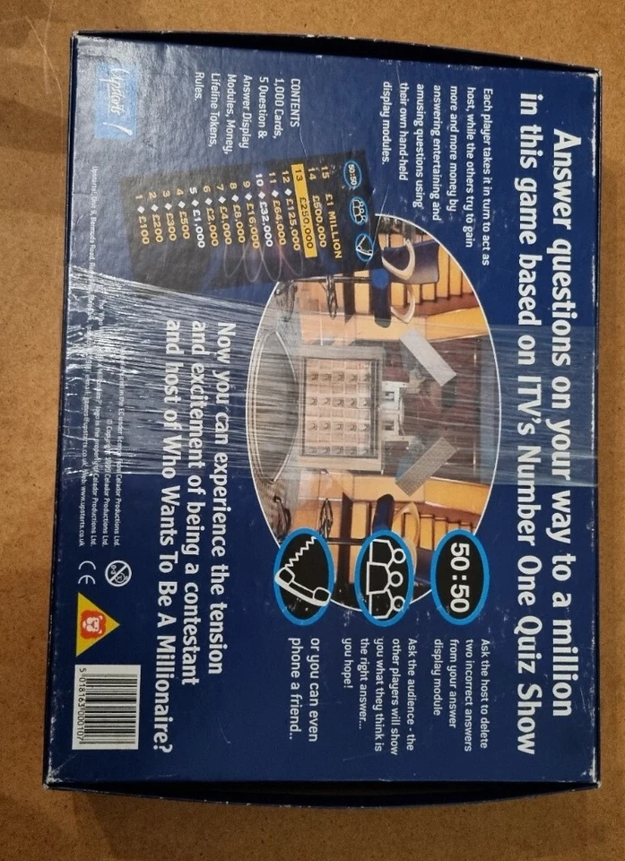 Who Wants To Be A Millionaire Family Quiz Game - 2000 100% Complete Free Postage - Image 2 of 4
