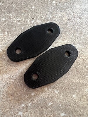 Yamaha FZR1000 Mirror Block Off Plates 47mm 1991-1994 Fairing Caps FZR 1000