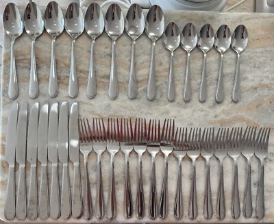 Westfield Stainless by Mikasa 18/0, Glossy, Outline, Round Tip 34pc set