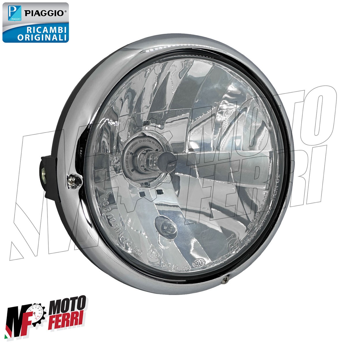Faro LED OSRAM 5.75'' H4 Para Moto 🏍️ 6000K Luz Blanca. Para Harley, Vespa, Piaggio Beverly, PX. Original, 2 Años De Garantía.