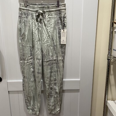 Marrakech Harmony Cupro Pant Ankle Jogger in Ripple Tie Dye Size M