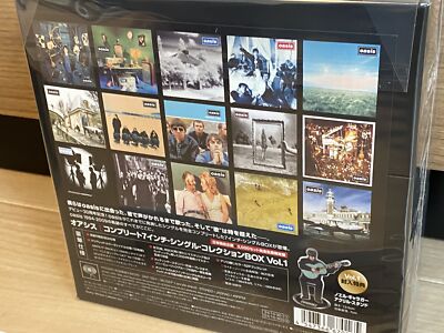 Oasis Complete 7inch Single Collection BOX Vol. 1 Clear Red Color