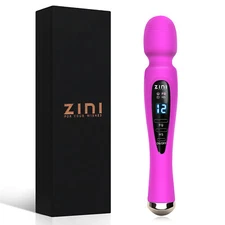 Women's Quiet Massager Wand - 12 Modes Digital Display, USB Rechargeable Gift