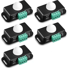 1-5x Body Infrared PIR Motion Sensor Switch LED Light Strip Automatic DC12-24V