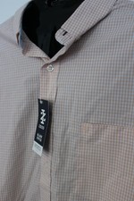 IZOD MULTI-CHECKED PERFORMANCE PLAID BUTTONED DOWN L/S DRESS SHIRT SZ: 2XLT NWT