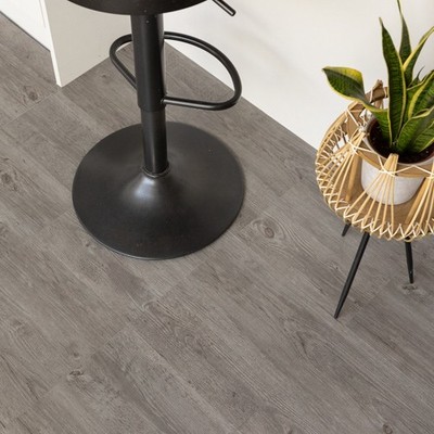d-c-fix Grey Wood 30,48 cm x 30,48 cm selbstklebende Vinylbodenfliesen