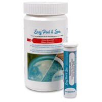 Easy Pool & Spa Chlor-Granulat + 25 TeststäBchen Zur Wasseranalyse Von Bayrol