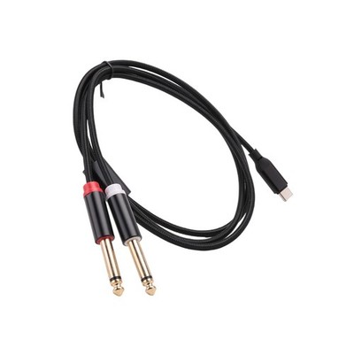 USB-C-Zu-Dual-6,35-Mm-Audio-Stereokabel Typ C-Zu-Dual-6,35-Mm-Audiokabel fü1082