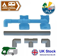 Caravan Waste Water Outlet Pipe Connection Kit 28mm Use With Waste Hog Master