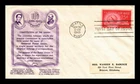 DR JIM STAMPS US COVER UPU 25C AIR MAIL FDC SCOTT C44 FULTON CACHET