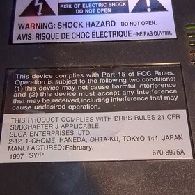 vintage complete Saturn 670-8975A Console Bundle Black, Controller, Sampler, Box