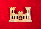 RARE CIVIL WAR ARMY CORPS OF ENGINEERS SHAKO HAT INSIGNIA