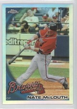 2010 Topps Chrome Refractor Nate McLouth #162 0o9