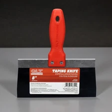 Lot of 3 Items:  8" QLT Marshalltown Taping Knife Blue Steel - Sanding Blocks