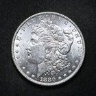 1880-O Morgan Silver Dollar AU/UNC VAM-11A Dash Under 8, Doubled 188 Clashed Obv