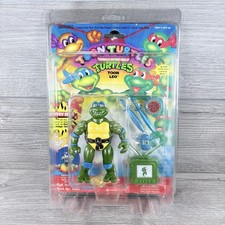 Vintage TMNT Teenage Mutant Ninja Turtles Toon Leo Playmates 1992 w/ Protector