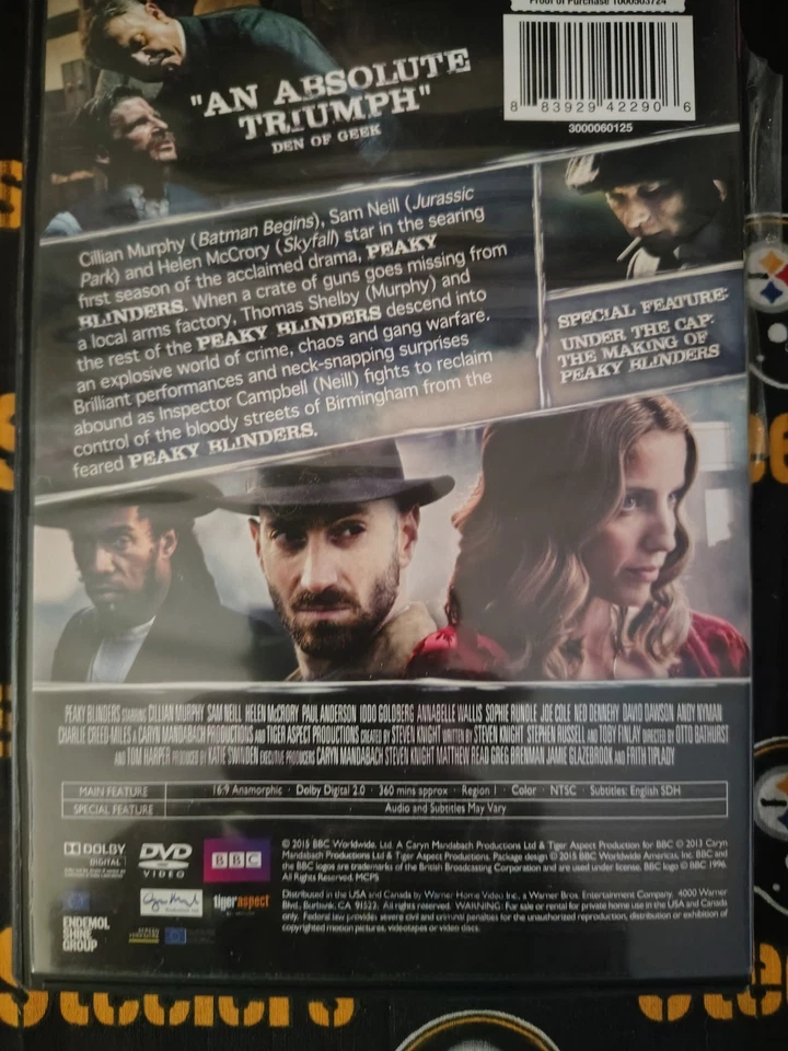 Peaky Blinders DVD FAST SHIPPING 2 DISC SET - Image 2 of 2