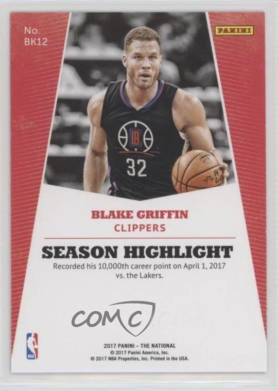 2017 Panini National Convention Pyramids /10 Blake Griffin #BK12 - Image 2 of 2