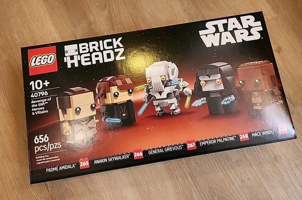 LEGO Star Wars BrickHeadz Revenge of Sith 40796 - Mace Windu - On