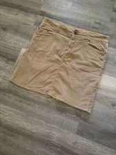 Vintage Y2K American Eagle Outfitter s Khaki Corduroy Mini Skirt Size 6