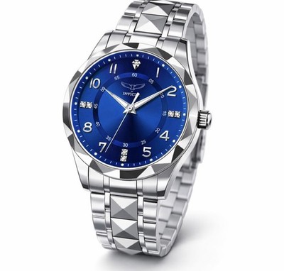 Invicta Speedway Men's Quartz Analog 30m Blue Dial Stainless Steel Bracelet