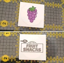 Vintage Stickers GRAPE Scratch and Sniff Sticker Mod VTG 80s GENERAL MILLS 🍇