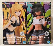 To Love Ru Darkness GLITTER GLAMOURS Golden Darkness Nemesis Figure 2 piece set