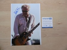 Mick Jones "foreigner" autograph signed 20x30 cm photo ACOA