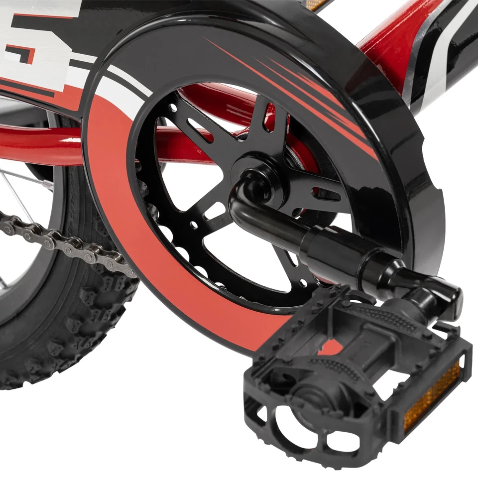 Bicicleta infantil Huffy 16" Rock It, compatível com pilotos 42" - 48", vermelha, infantil, meninos - Imagem 2 de 4