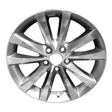 Metallic Polished 10 Spoke 17 X 6.5 Refurbished Wheel