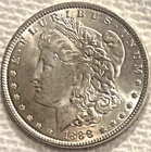 1888 P Morgan tons of luster AU (barely) very nice bright free shipping Sigma++