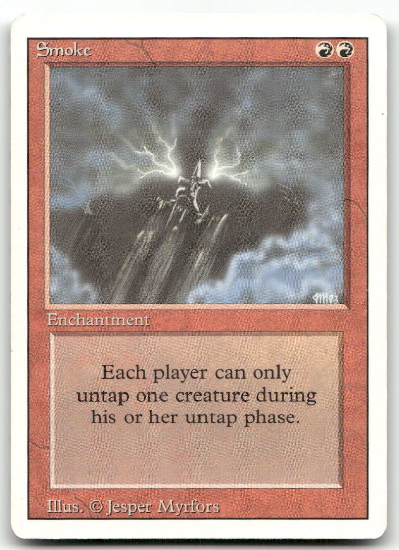Smoke (MP) Revised Edition 3ED Magic MTG